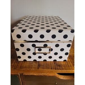 Kate Spade Polka Dots Storage Box